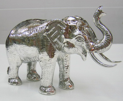 silver elephant figurines
