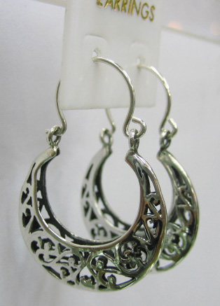 sterling silver Silver Hoop Earring
