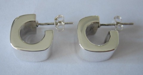 sterling silver Sterling Silver Hoop Earrings