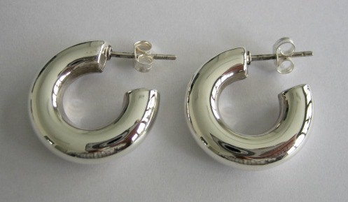 sterling silver Silver Hoop Earrings