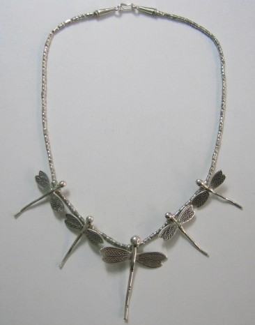 sterling silver Silver Dragonfly Necklace