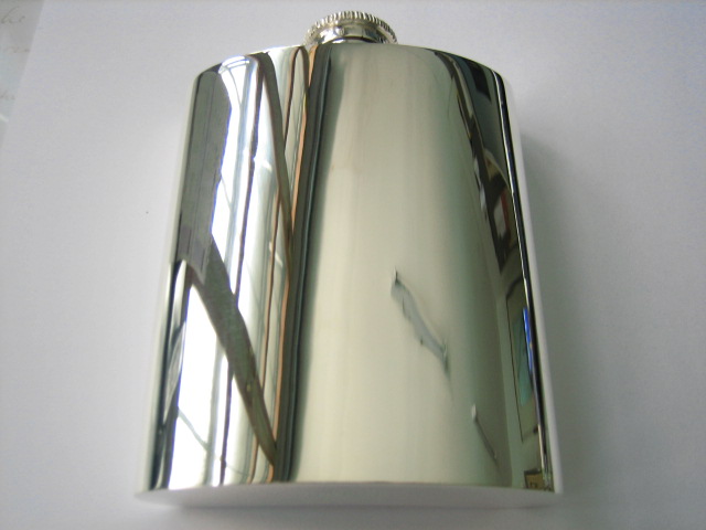 sterling silver Silver Whisky Flask.