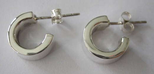 sterling silver Sterling Silver Hoop Earrings