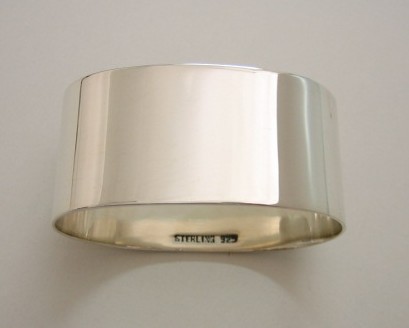 sterling silver Oval Silver Napkin Ring.