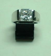 sterling silver Cubic Zirconia Ring.