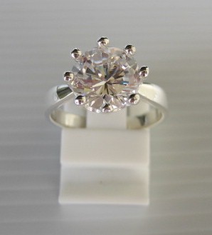sterling silver Cubic Zirconia Ring