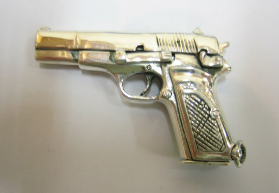 sterling silver Silver pistol/handgun charm/pendant