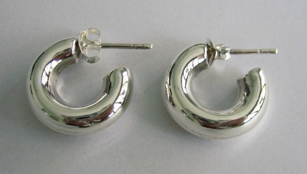 sterling silver Silver Hoop Earrings