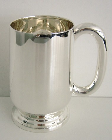 sterling silver Silver Beer Mug / Tankard