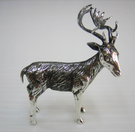 sterling silver Silver Deer Figurine