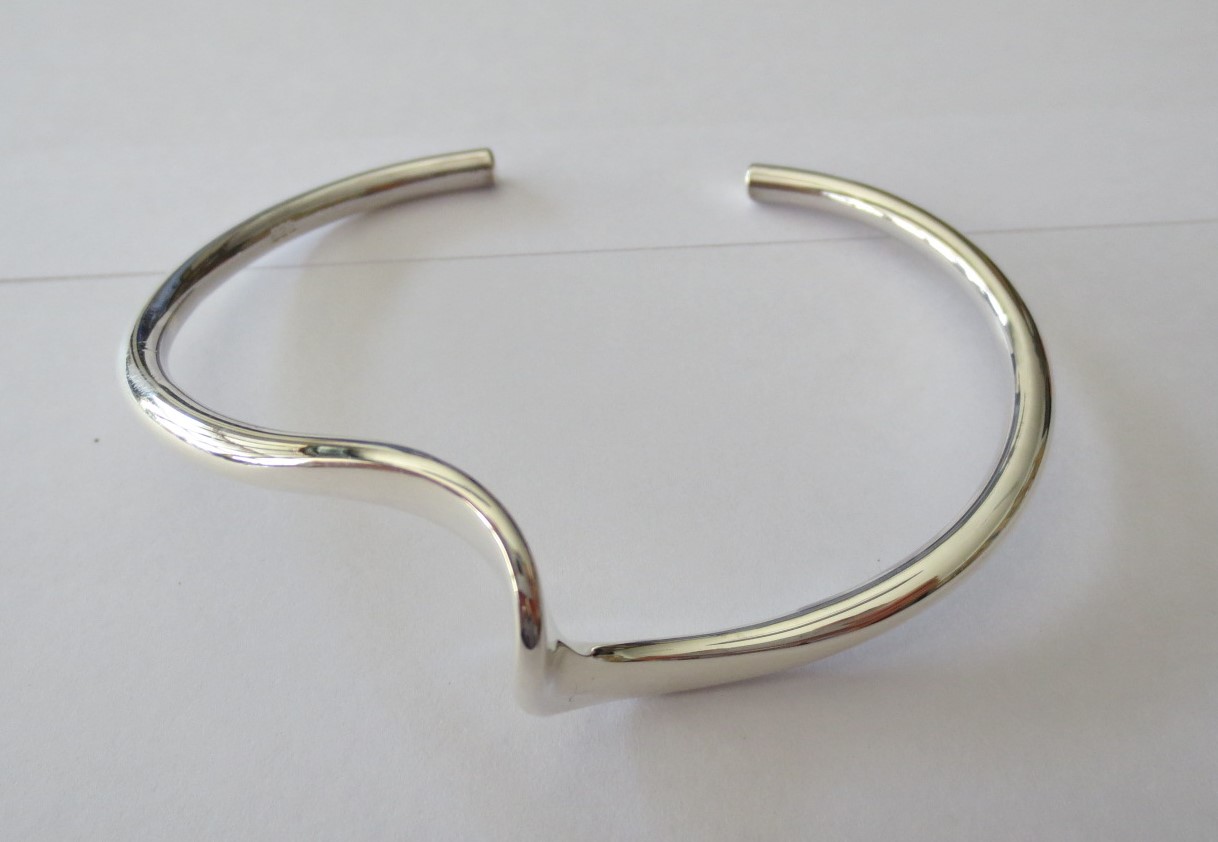 Sterling Silver Braided silver bangle