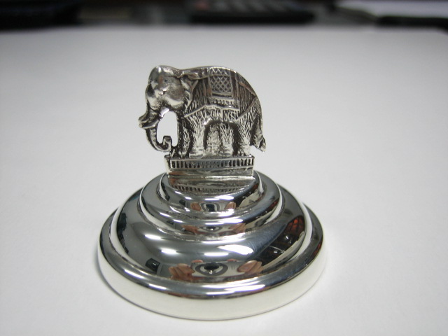 sterling silver Silver Elephant Placecard Holder