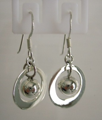 sterling silver Silver Dangle Earrings