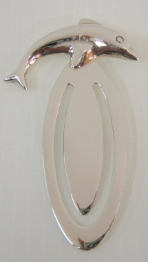 sterling silver Silver Dolphin Bookmark