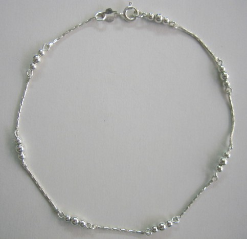 sterling silver Silver Anklet.