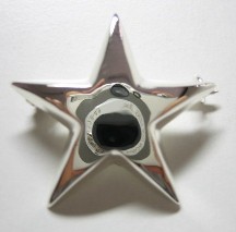 sterling silver Silver Star Brooch