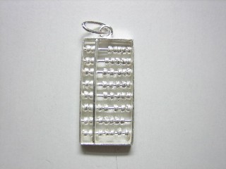 sterling silver Silver Abacus Charm