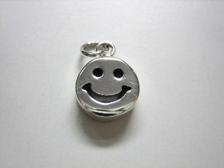 sterling silver Silver Smiley charm