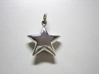 sterling silver Silver Star Charm.