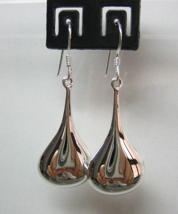 sterling silver Silver Dangling Earrings.