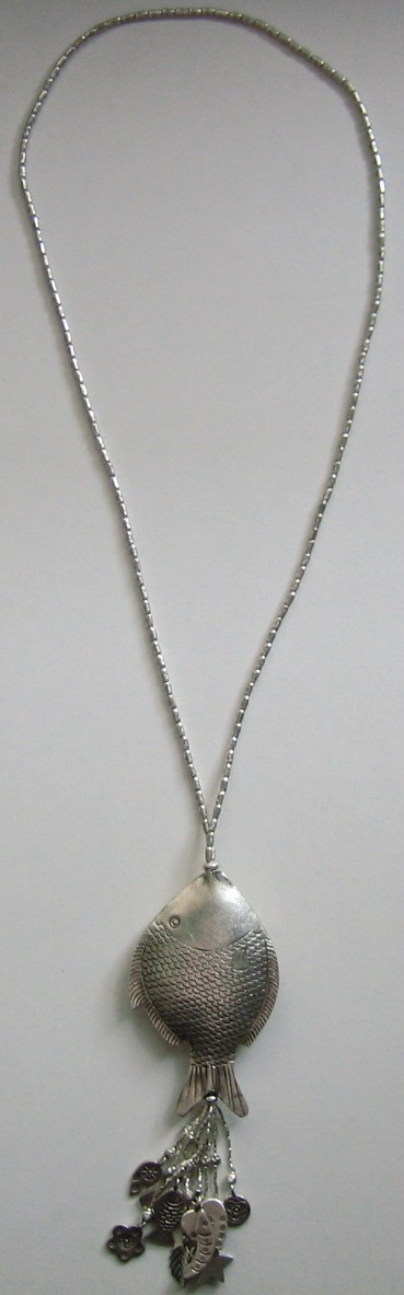 sterling silver Silver Fish Necklace