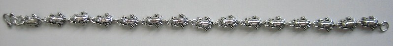 sterling silver Silver Frog Bracelet