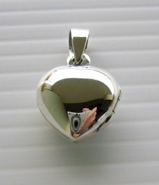 sterling silver Small Heart Silver Locket