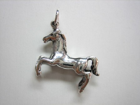 sterling silver Silver Horse Charm.