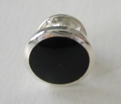 sterling silver Onyx Tie Pin