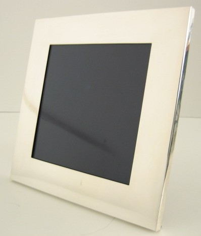 sterling silver Square Picture Frame.