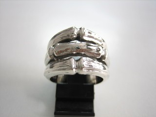 sterling silver Silver Bamboo Ring