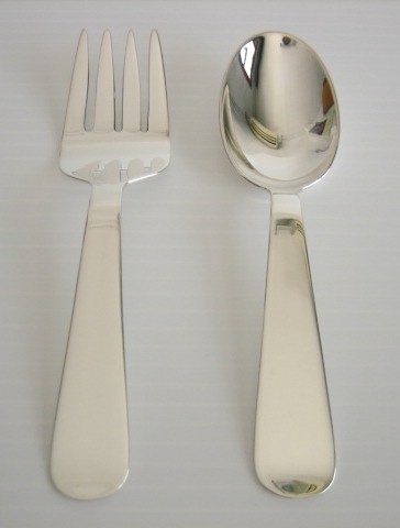 sterling silver Silver Baby Spoon and Fork