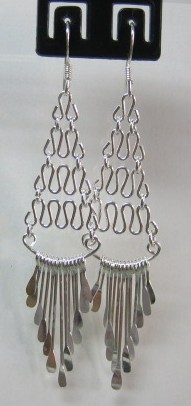 sterling silver Silver Dangling Earrings