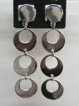 sterling silver Silver Dangling Earrings.
