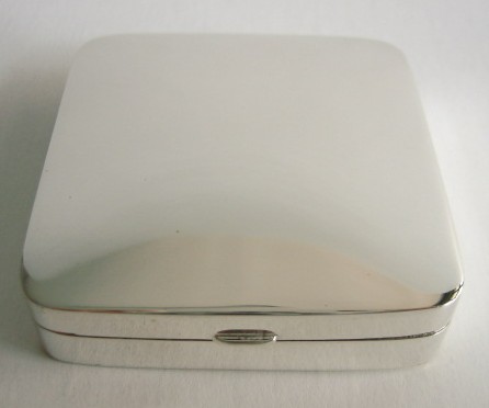 sterling silver Square Shaped Silver Pill Box (Large)