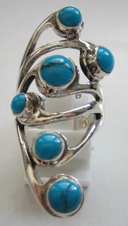 sterling silver Silver Ring with turquoise